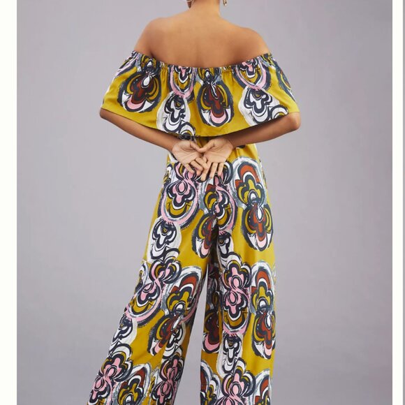 Anthropologie Bel Kazan Lily Jumpsuit Size Small - Picture 2 of 7
